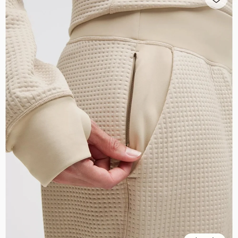 Lululemon Athletica women’s jogger 8 waffle knit - Picture 2 of 11